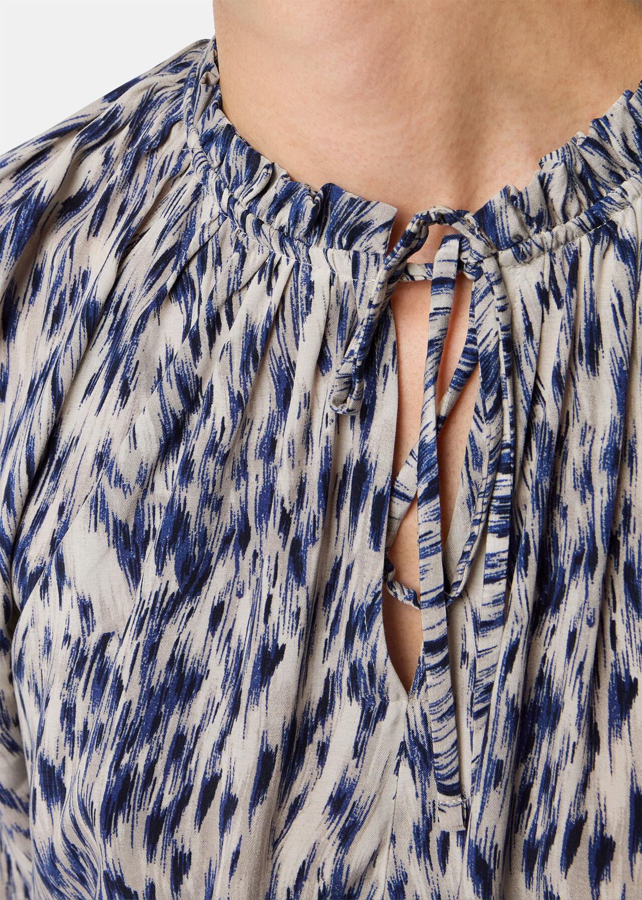 Paige Ripple Leopard Blouse