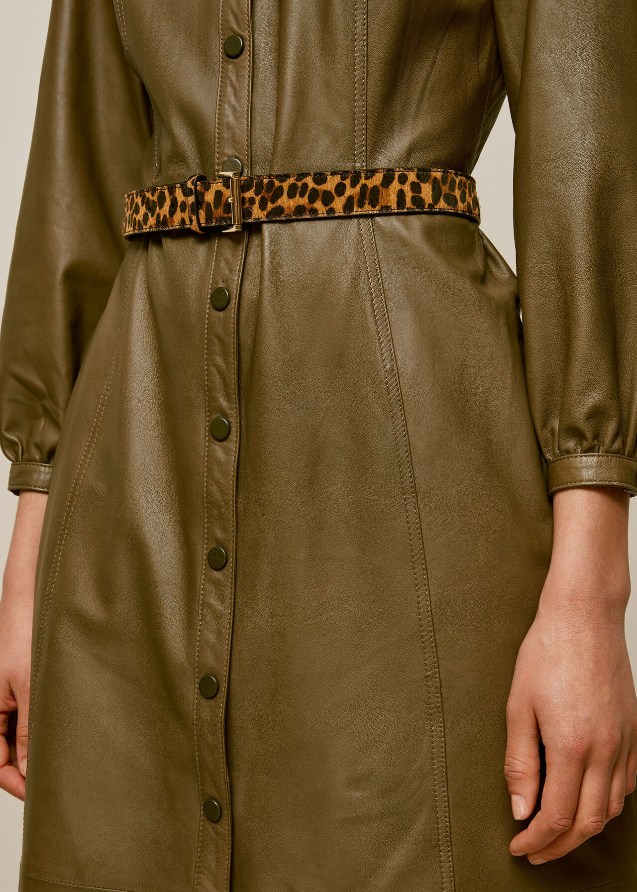 Leopard Print Belt Leopard Print