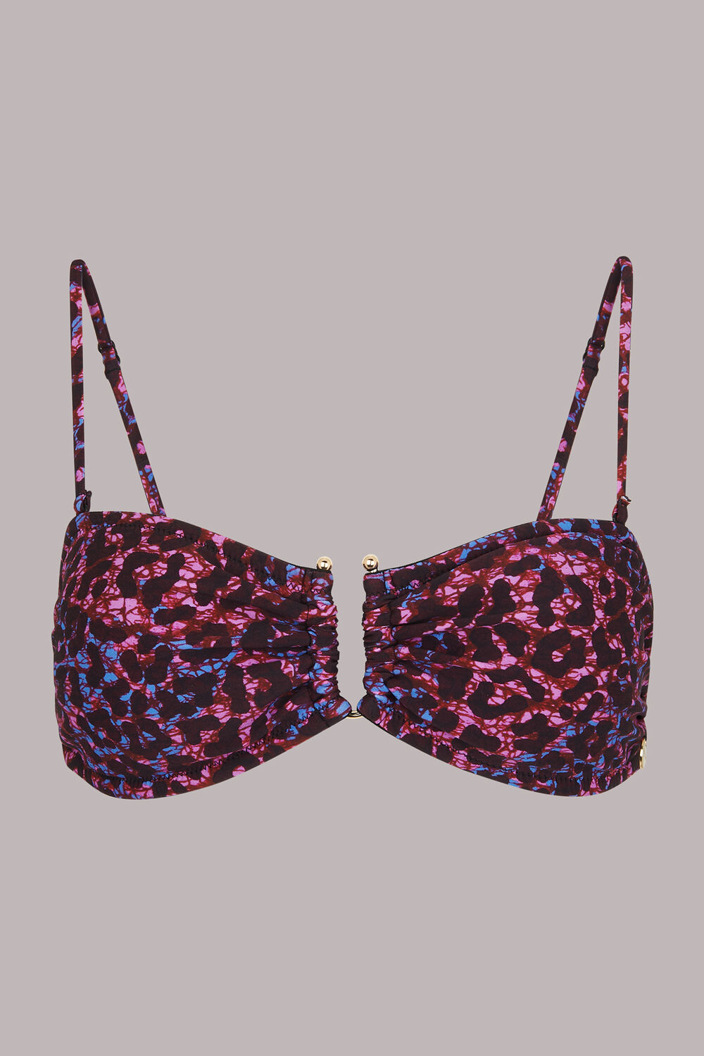 Animal Printed Bikini Top