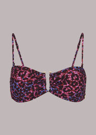 Animal Printed Bikini Top