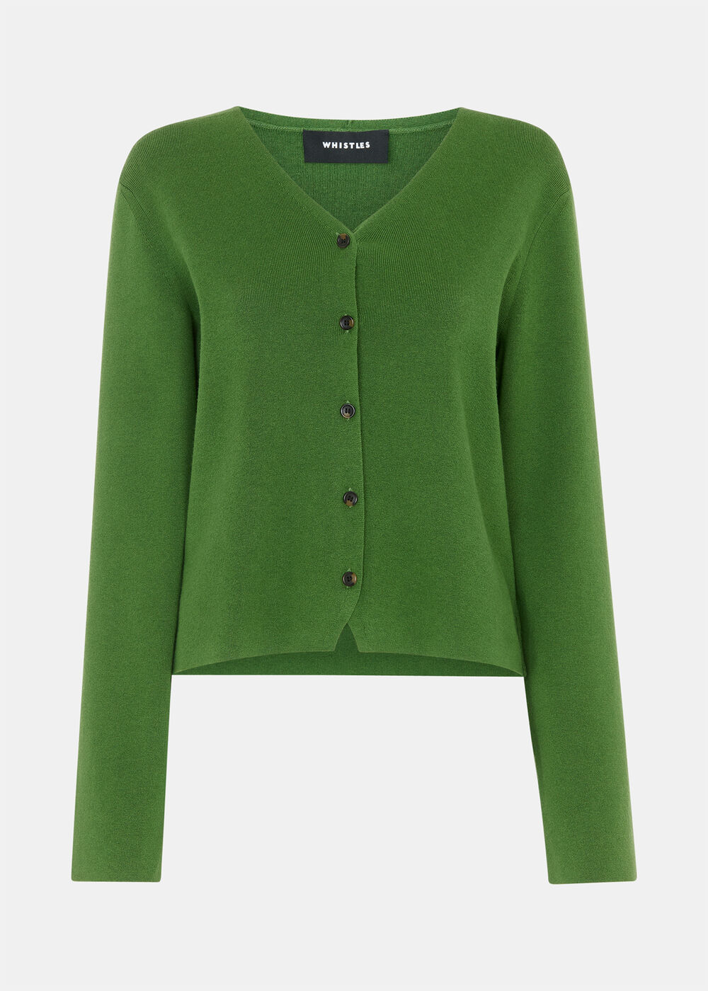 V Neck Button Front Cardigan