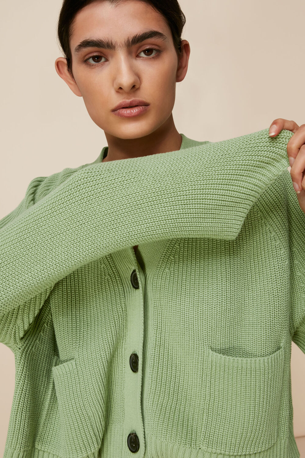 Nora Button Pocket Cardigan