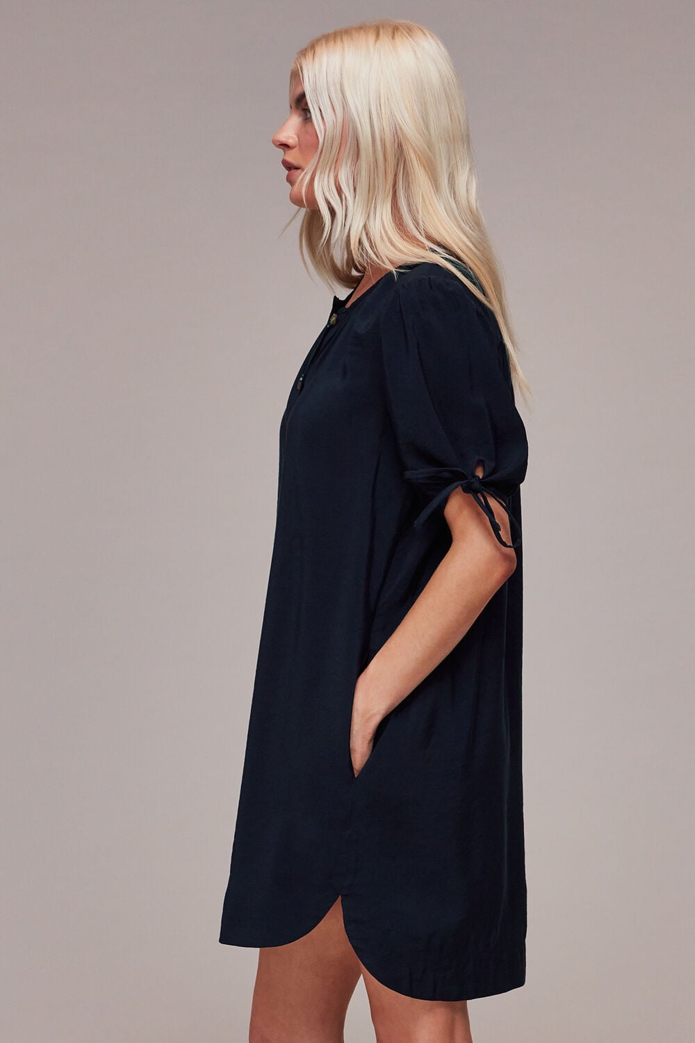 Petite Frankie Button Through Dress