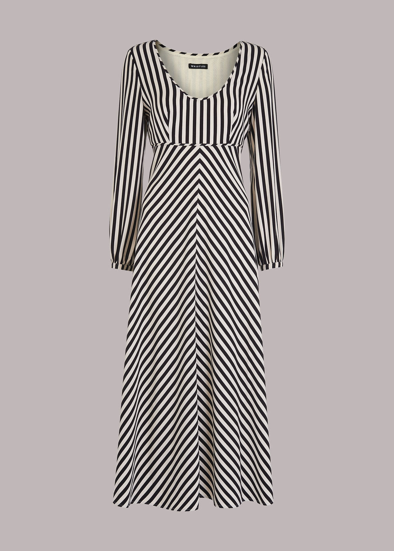 Misha Diagonal Print Dress