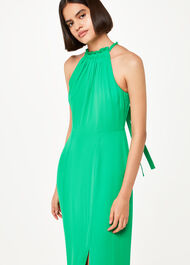 Eliza Halterneck Midi Dress
