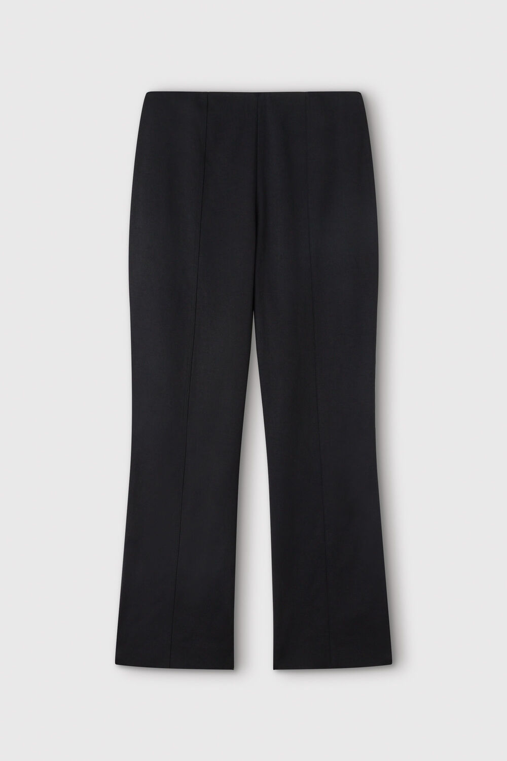 Black Petite High Rise Kick Flare Trouser