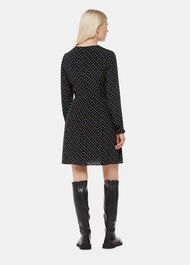 Petite Scattered Hearts Flippy Dress