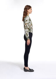 Blue Black Skinny Jean Dark Blue