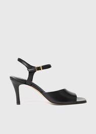 Asymmetric High Heeled Sandal