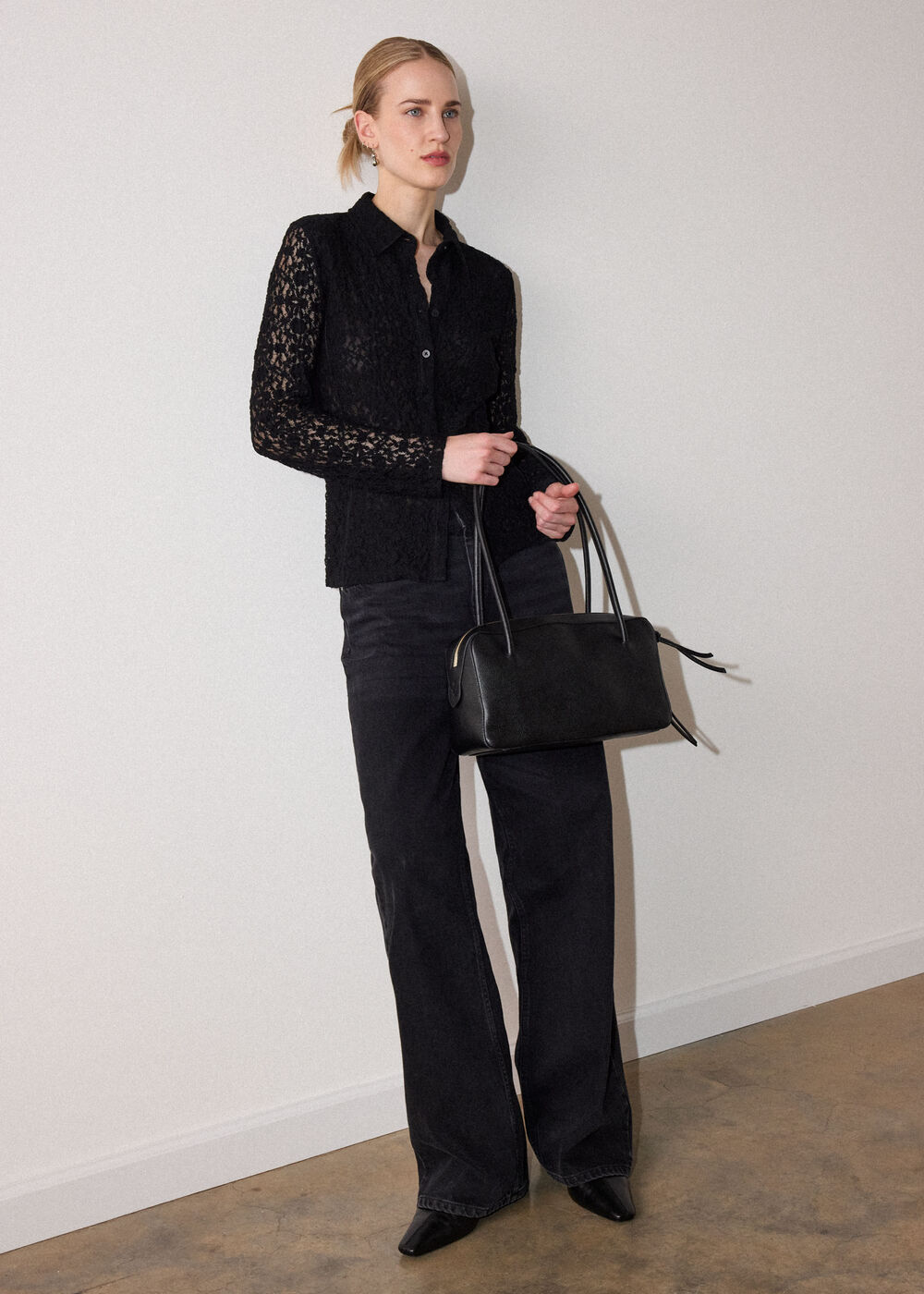Lace Jersey Shirt