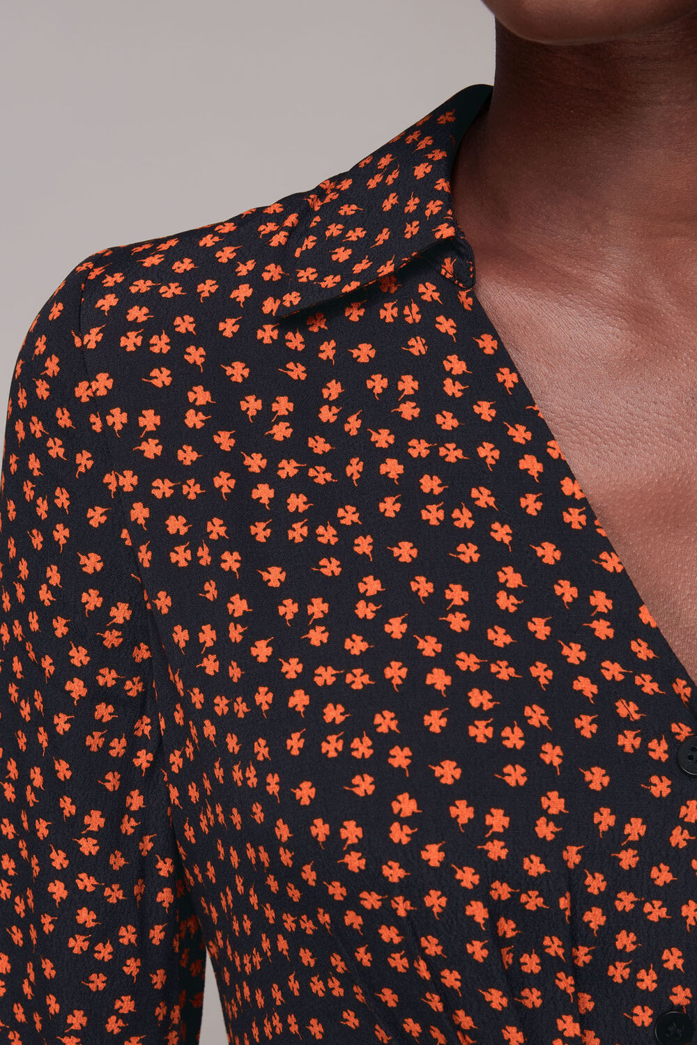Dainty Floral Print Midi Dress