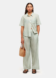 Green Stripe Beach Coord