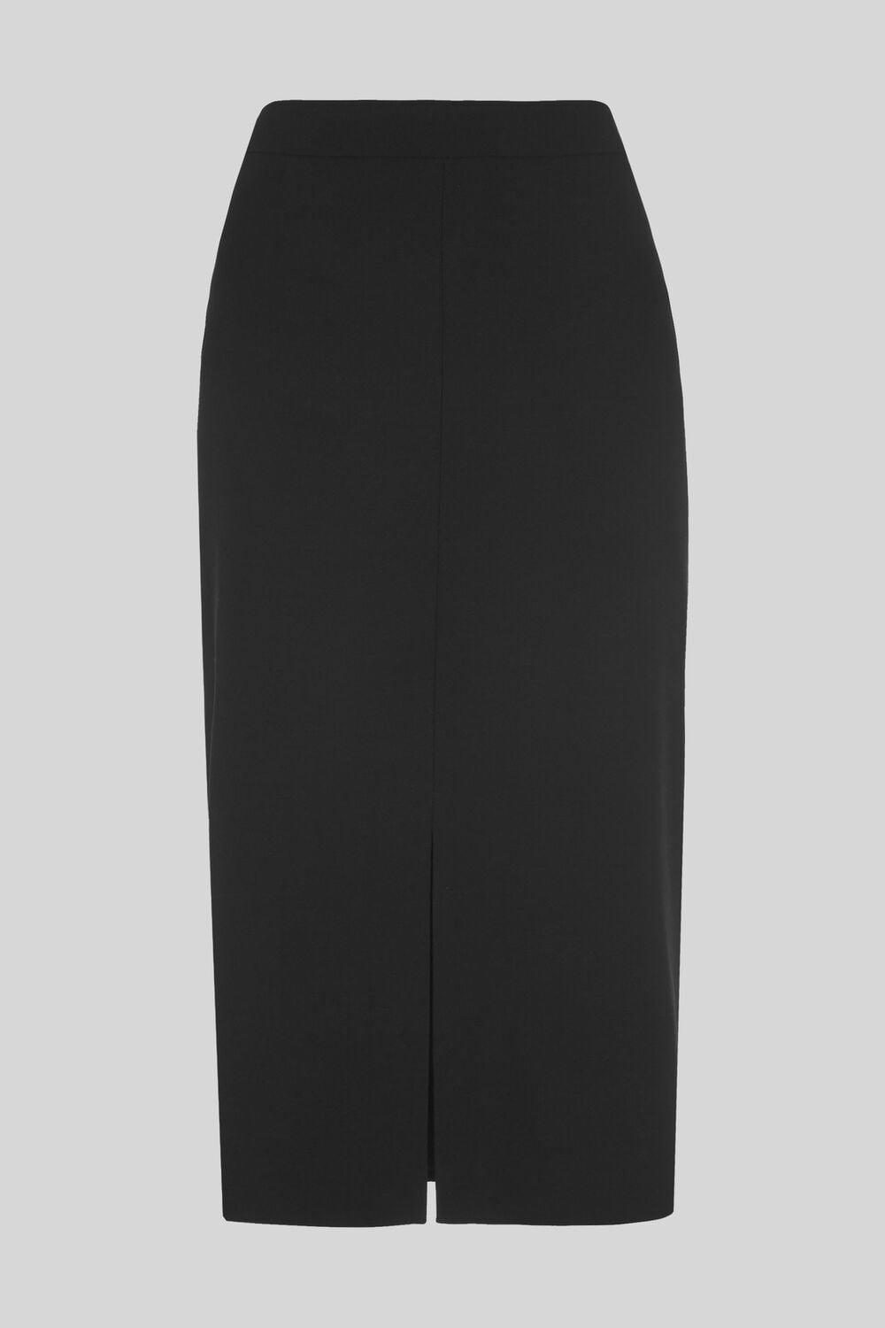 Anna Split Front Skirt Black