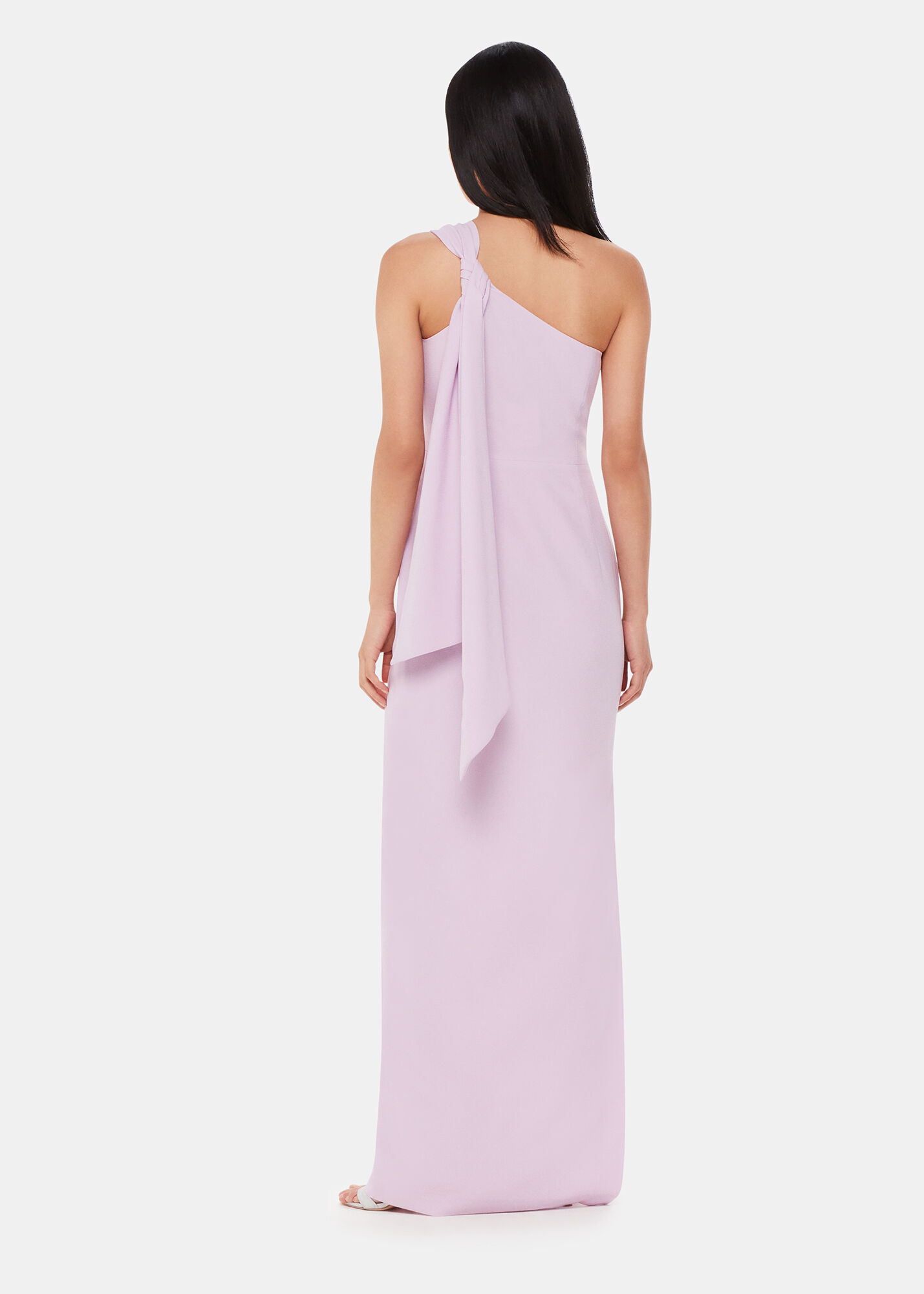 Lilac Bethan One Shoulder Maxi Dress WHISTLES