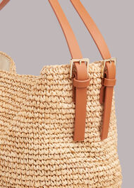 Aria Straw Shoulder Bag