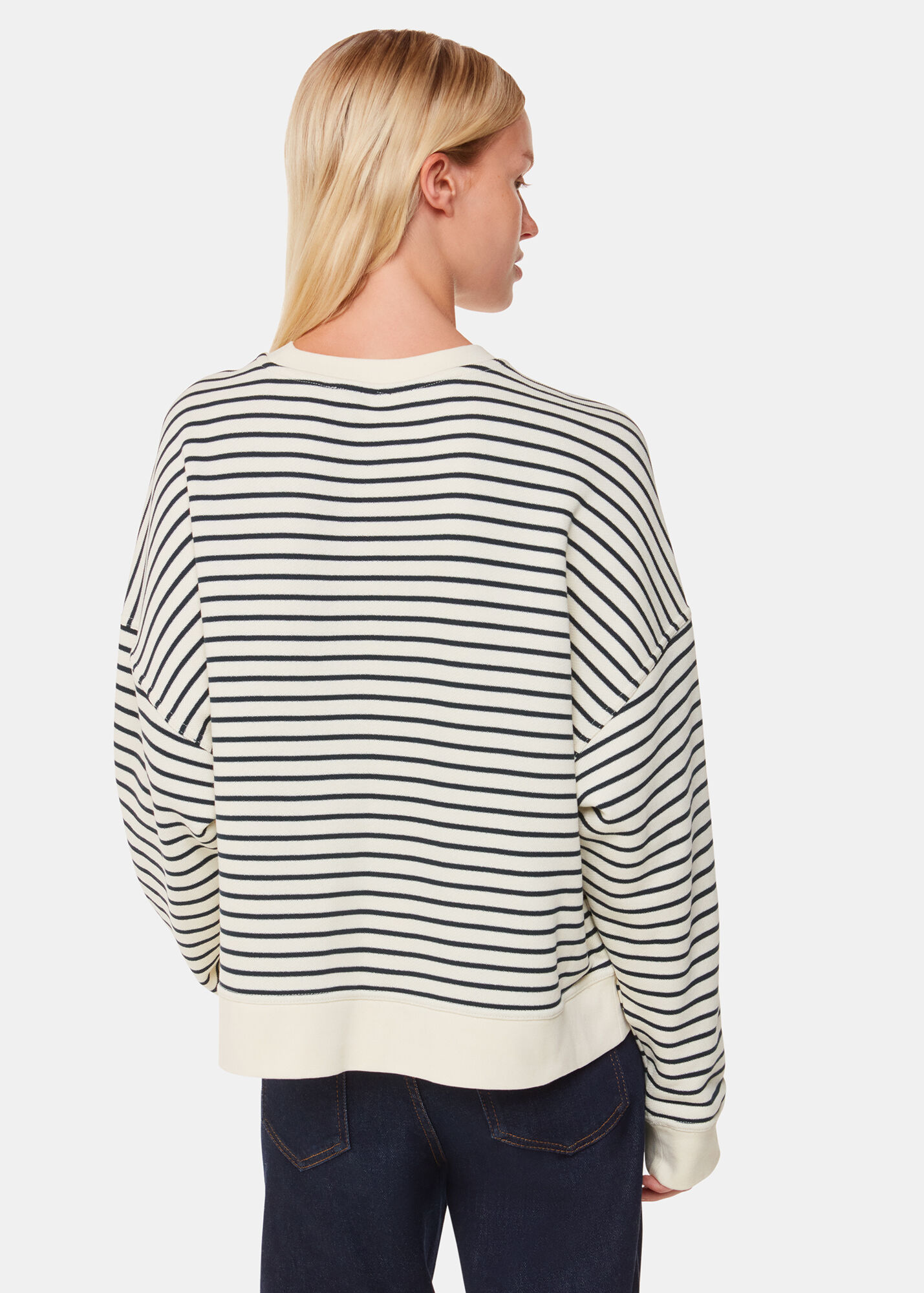 トップス plllllleeeasse stripe lightweight sweat SLY | LOGO STITCH SW トップス (Tシャツ・カットソー(長袖
