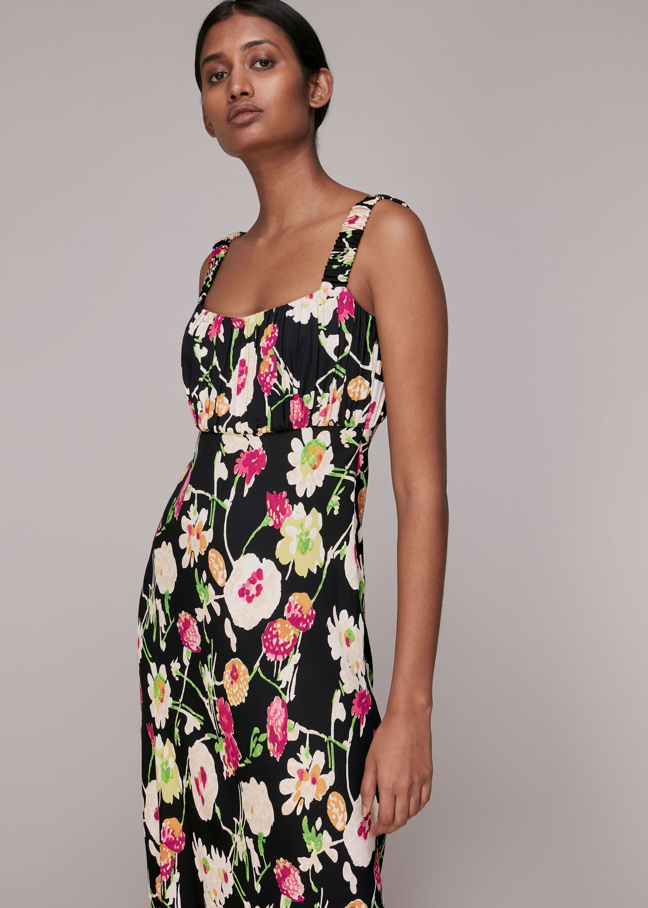 Maila Electric Floral Dress