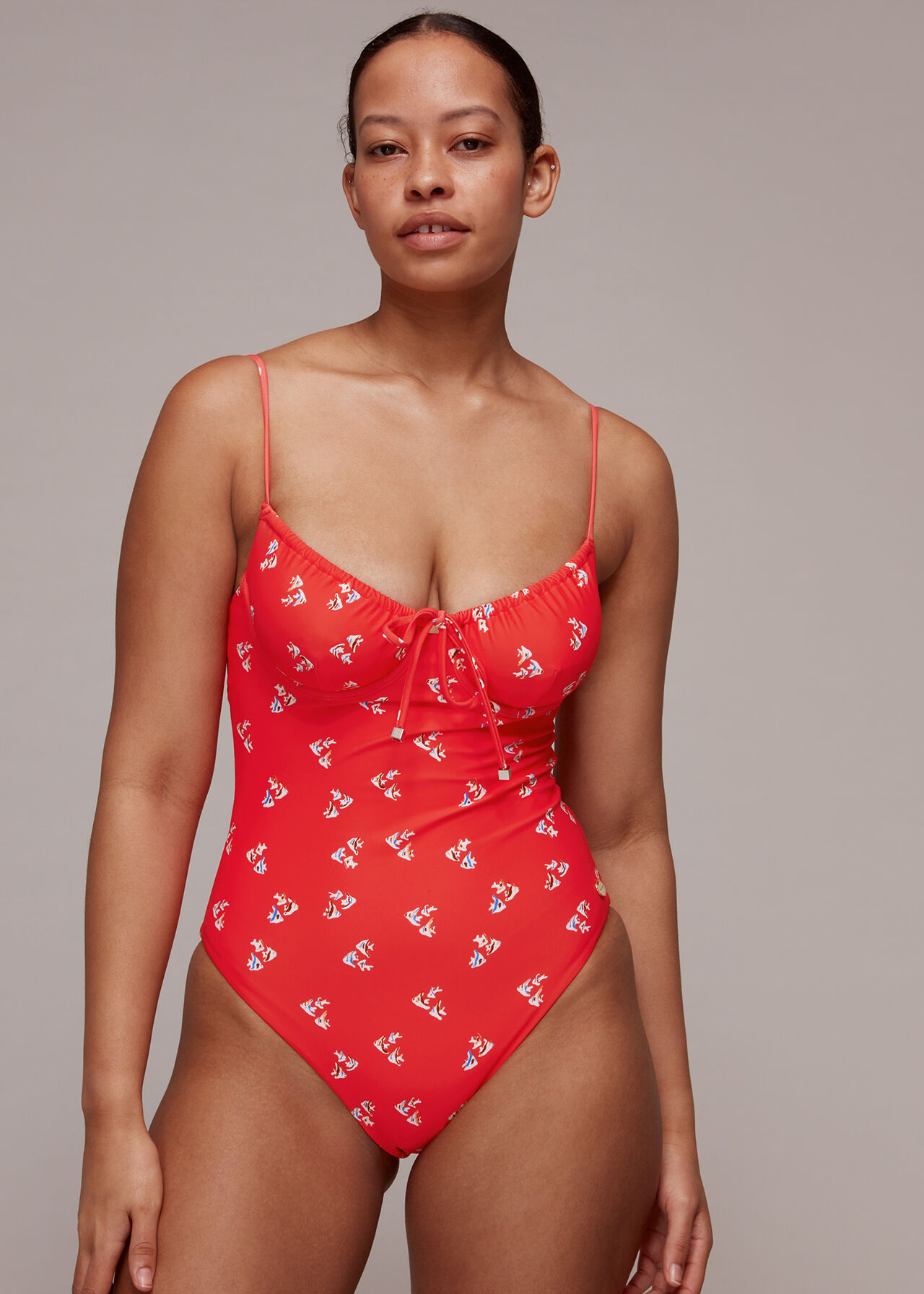 Fish Printed Swimsuit