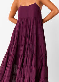 Petite Cotton Tiered Maxi Sun Dress
