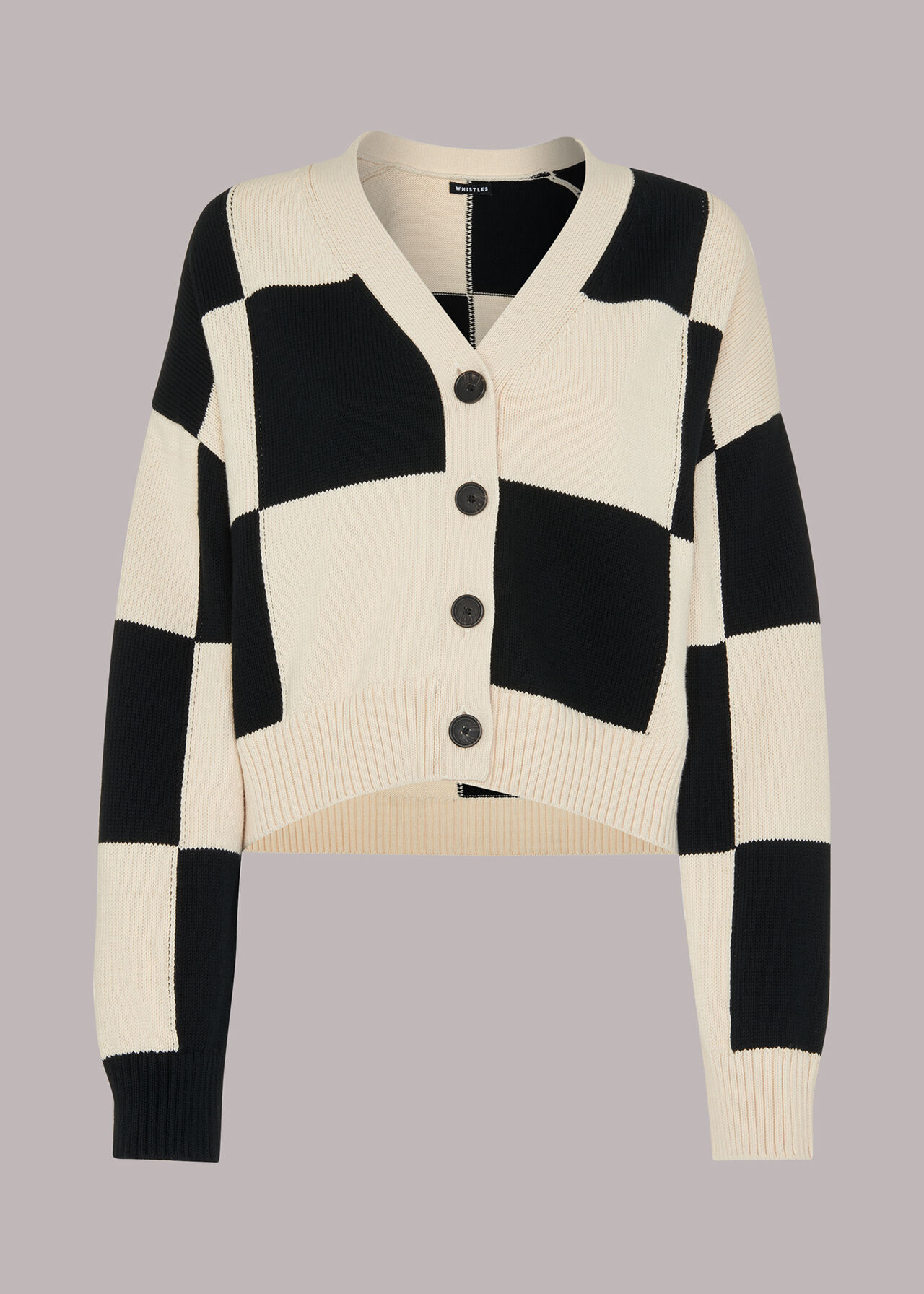 Check Cardigan