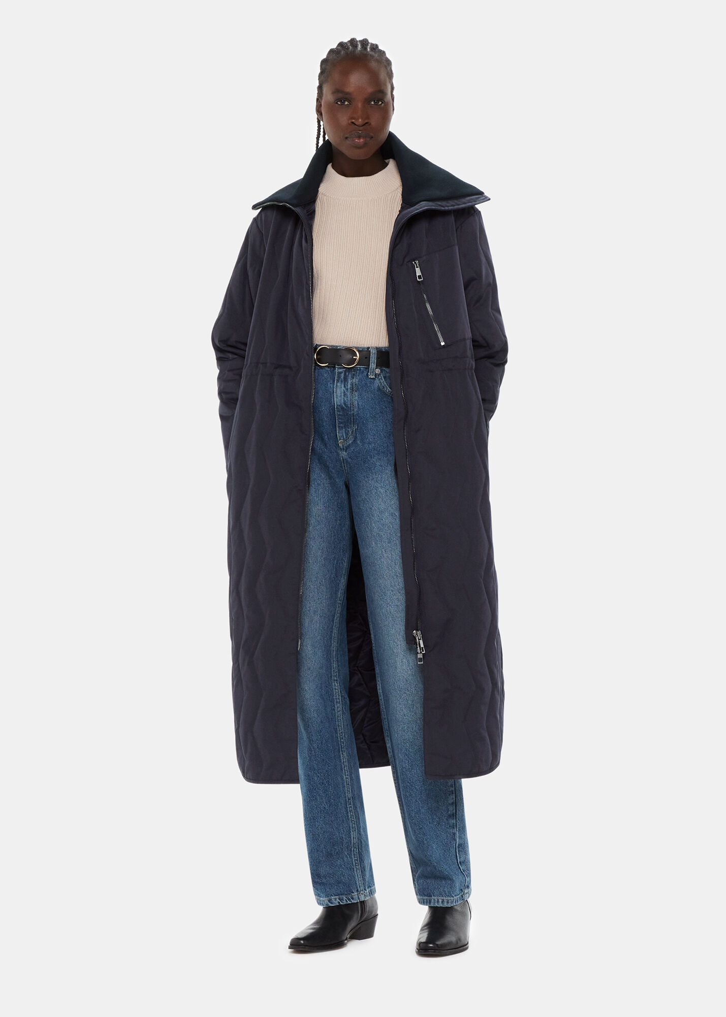 Whistles shop padded coat