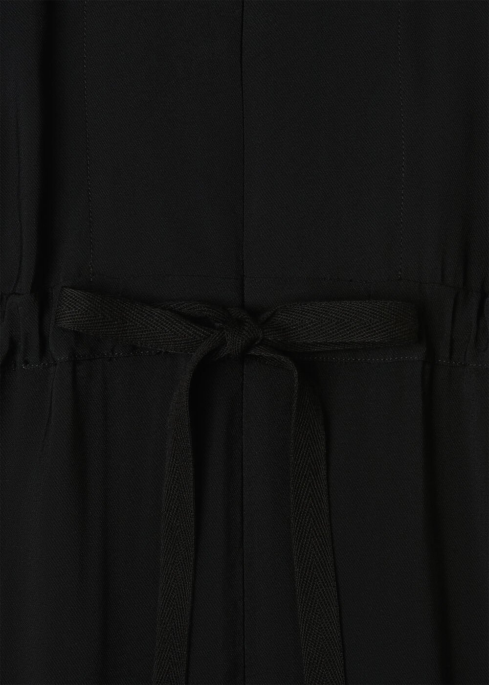 Petite Sleeveless Drawstring Jumpsuit