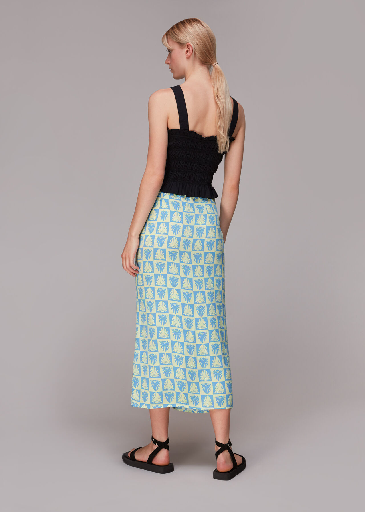 Checkerboard Shells Cleo Skirt