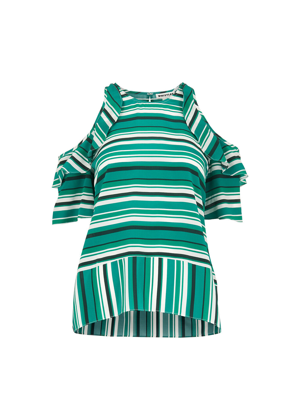 Resort Madison Stripe Silk Top