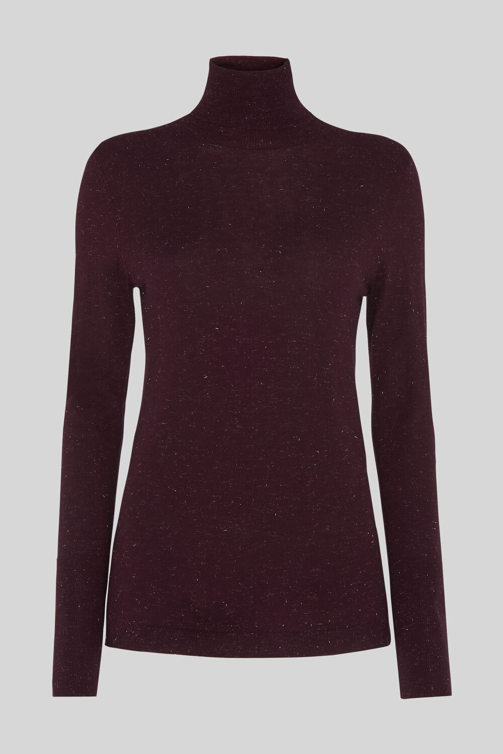 Annie Sparkle Polo Neck Knit