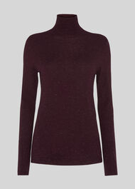 Annie Sparkle Polo Neck Knit