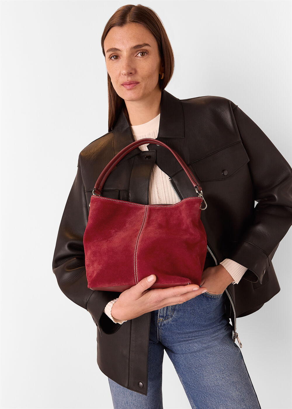 Raya Suede Small Bag