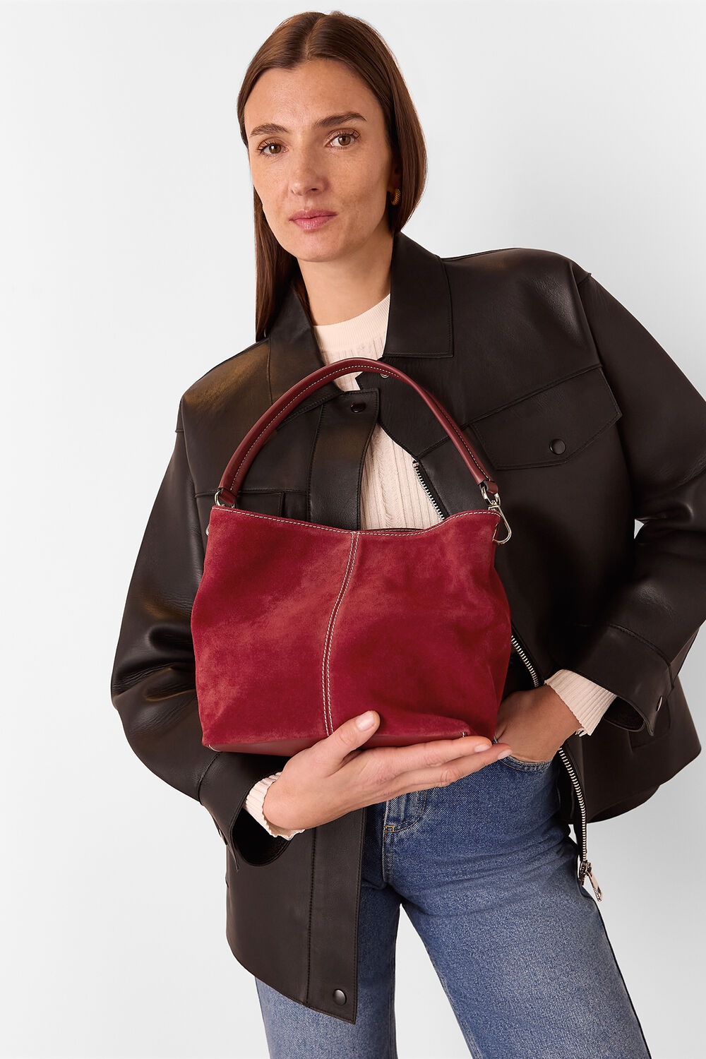 Raya Suede Small Bag