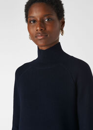 Phillipa Roll Neck Knit Navy