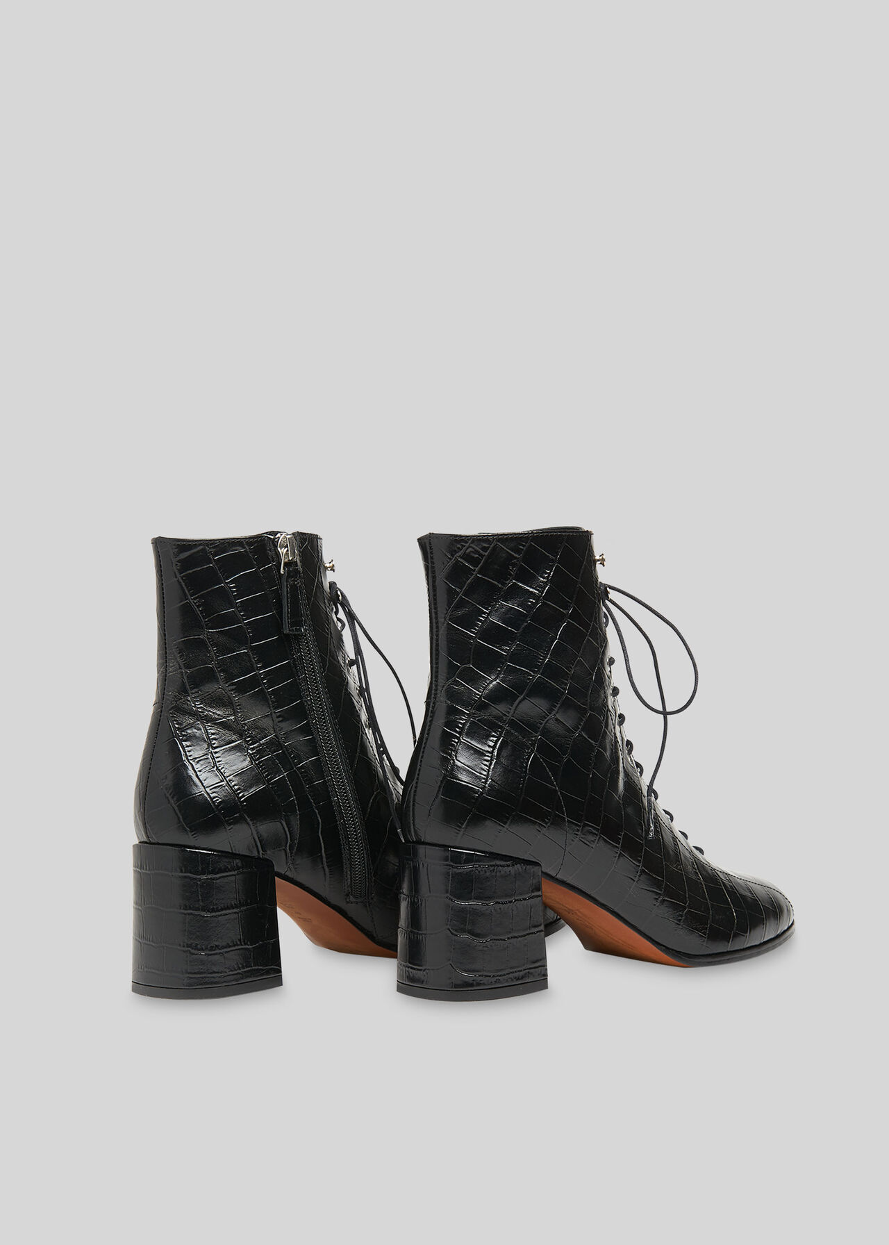 Alban Lace Up Boot Black