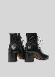 Alban Lace Up Boot Black