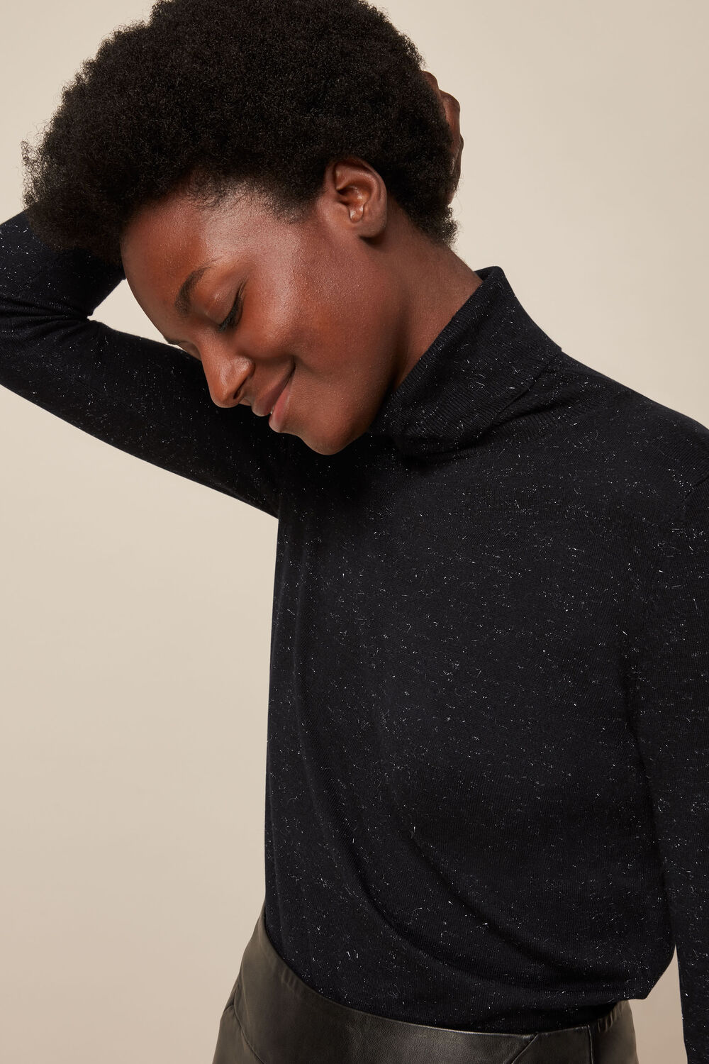 Annie Sparkle Polo Knit