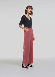 Corinna Velvet Trouser Pink