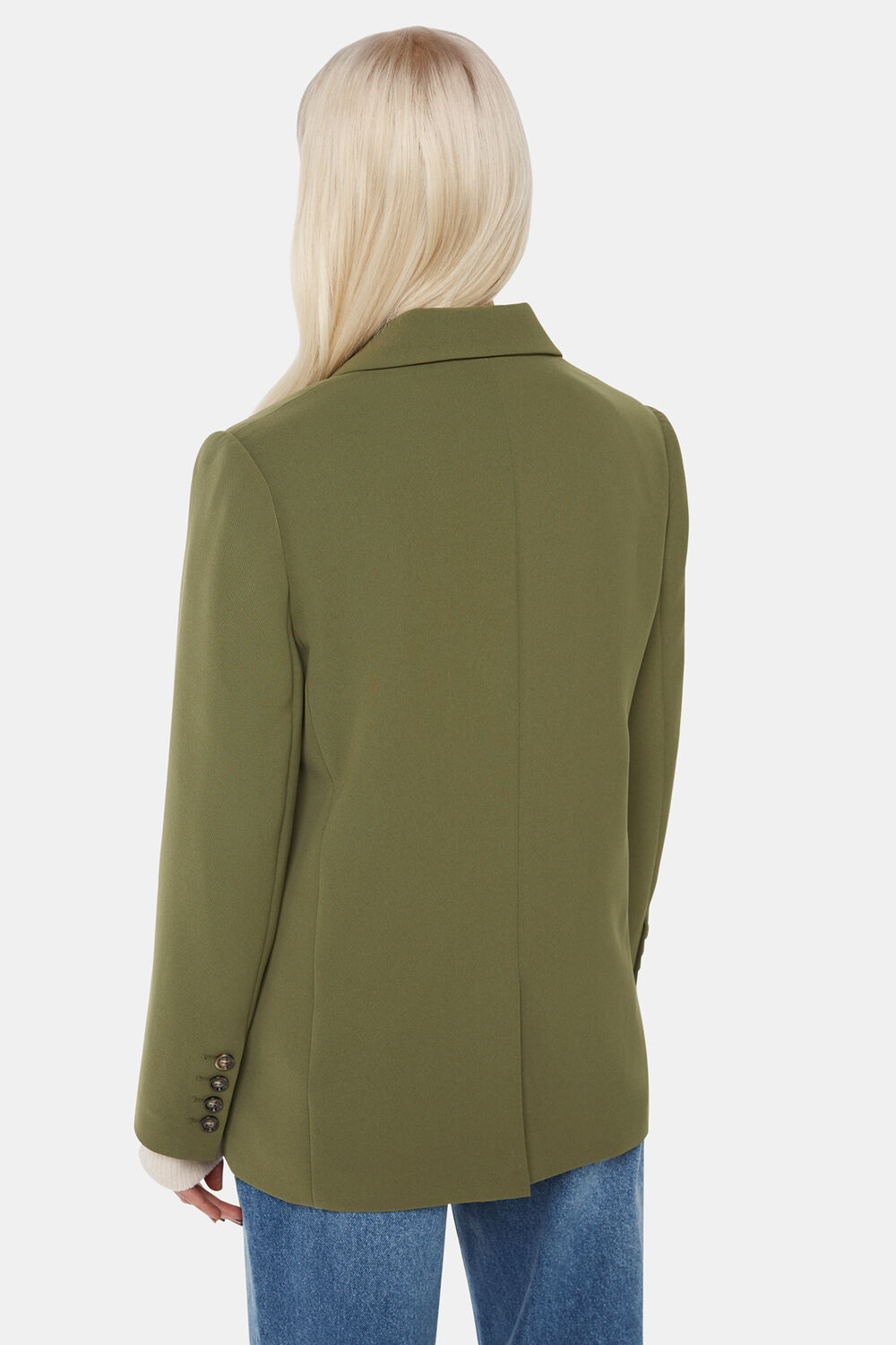 Petite Crepe Boyfriend Blazer