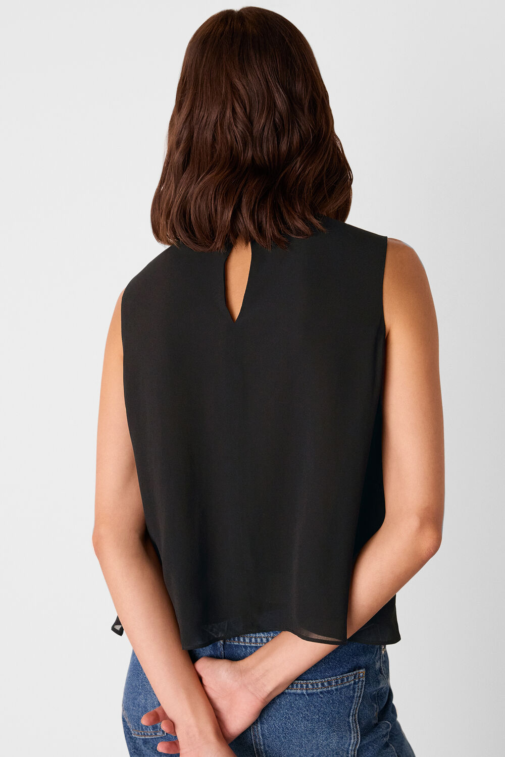 Frill Sleeveless Top
