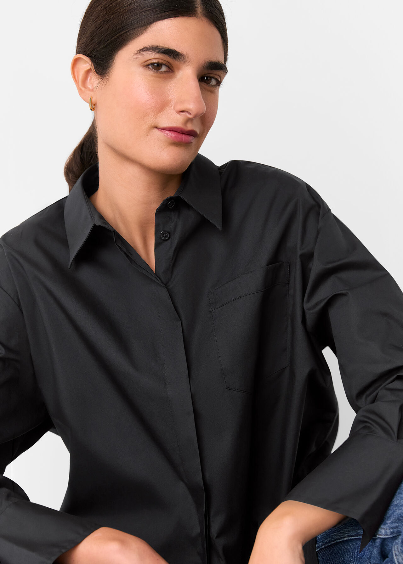 Oversized Cotton Shirt