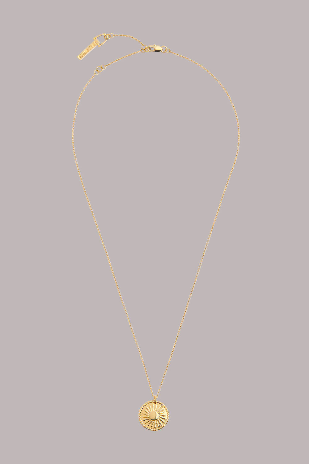 Sun Disc Necklace