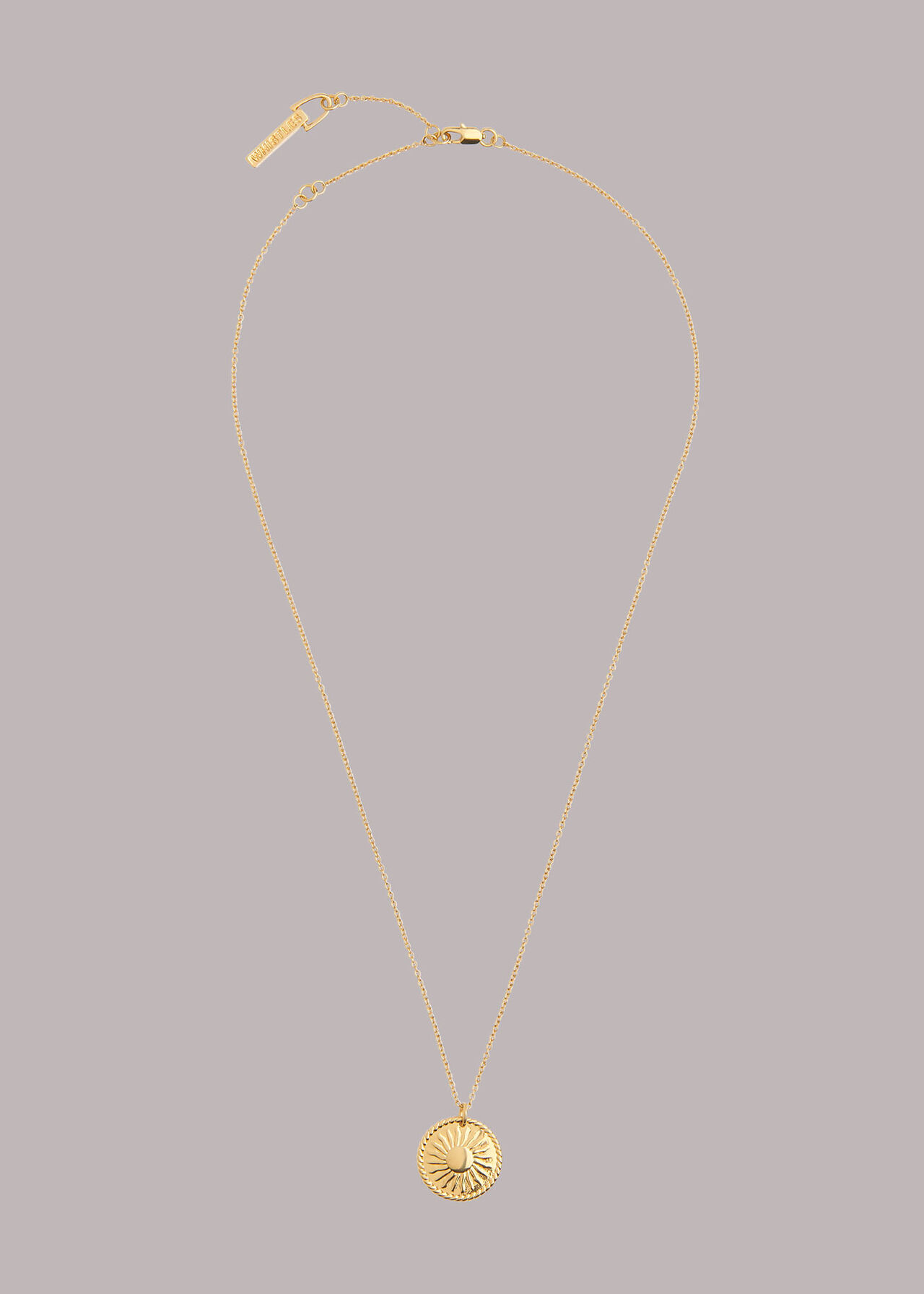Sun Disc Necklace