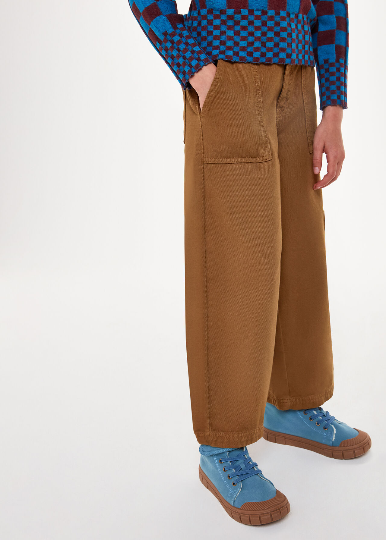 Wide Leg Cargo Trouser