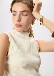 Textured Sleeveless Top