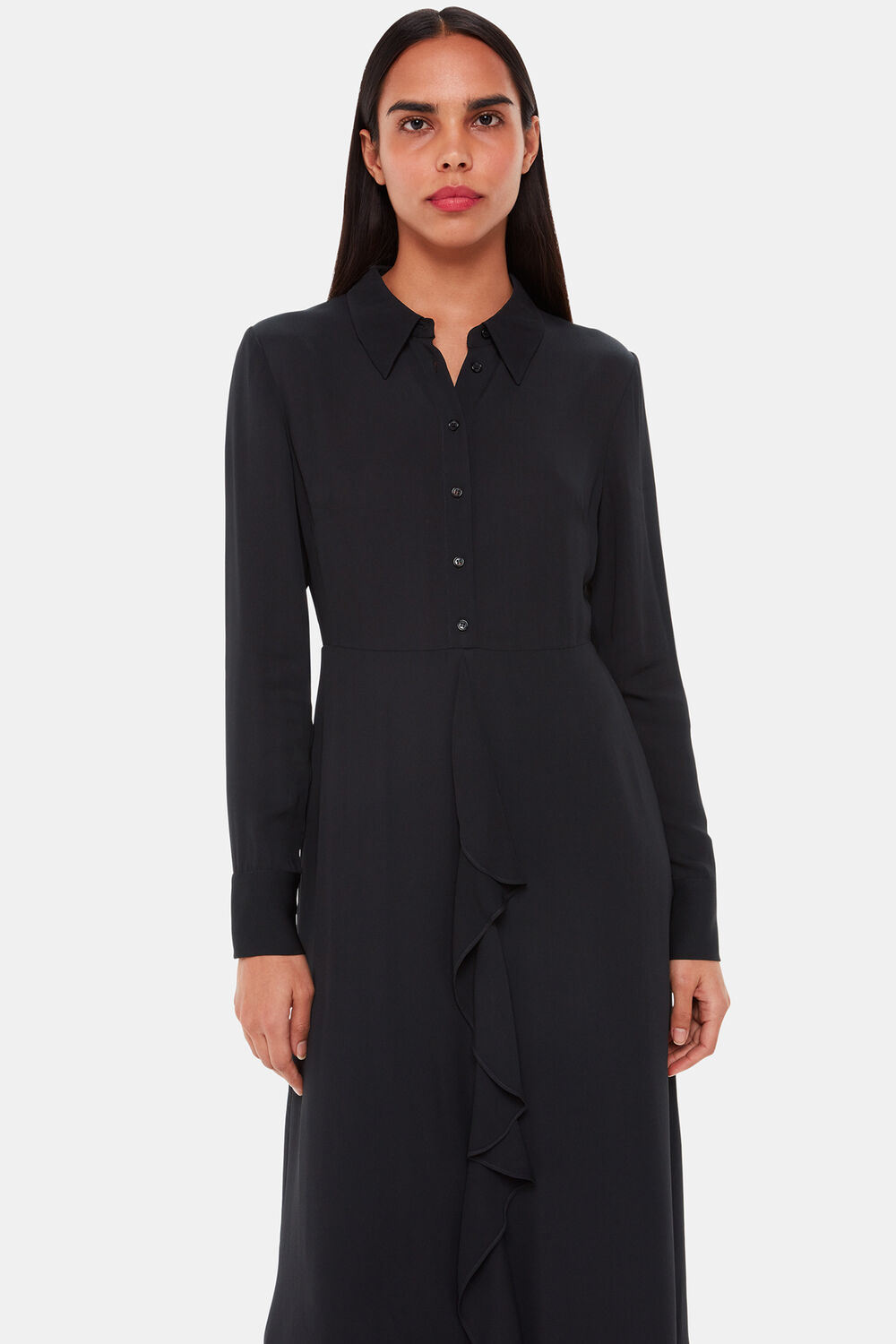 Lea Ruffle Front Dress