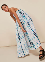 Tie Dye Beach Carmen Dress