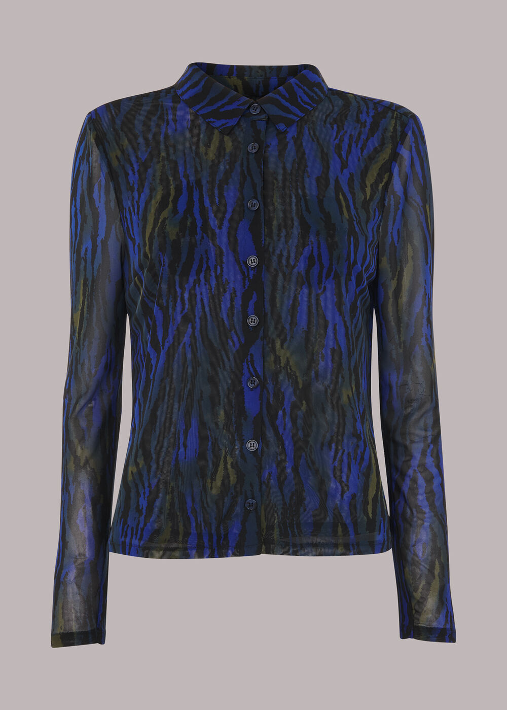 Watercolour Tiger Mesh Shirt