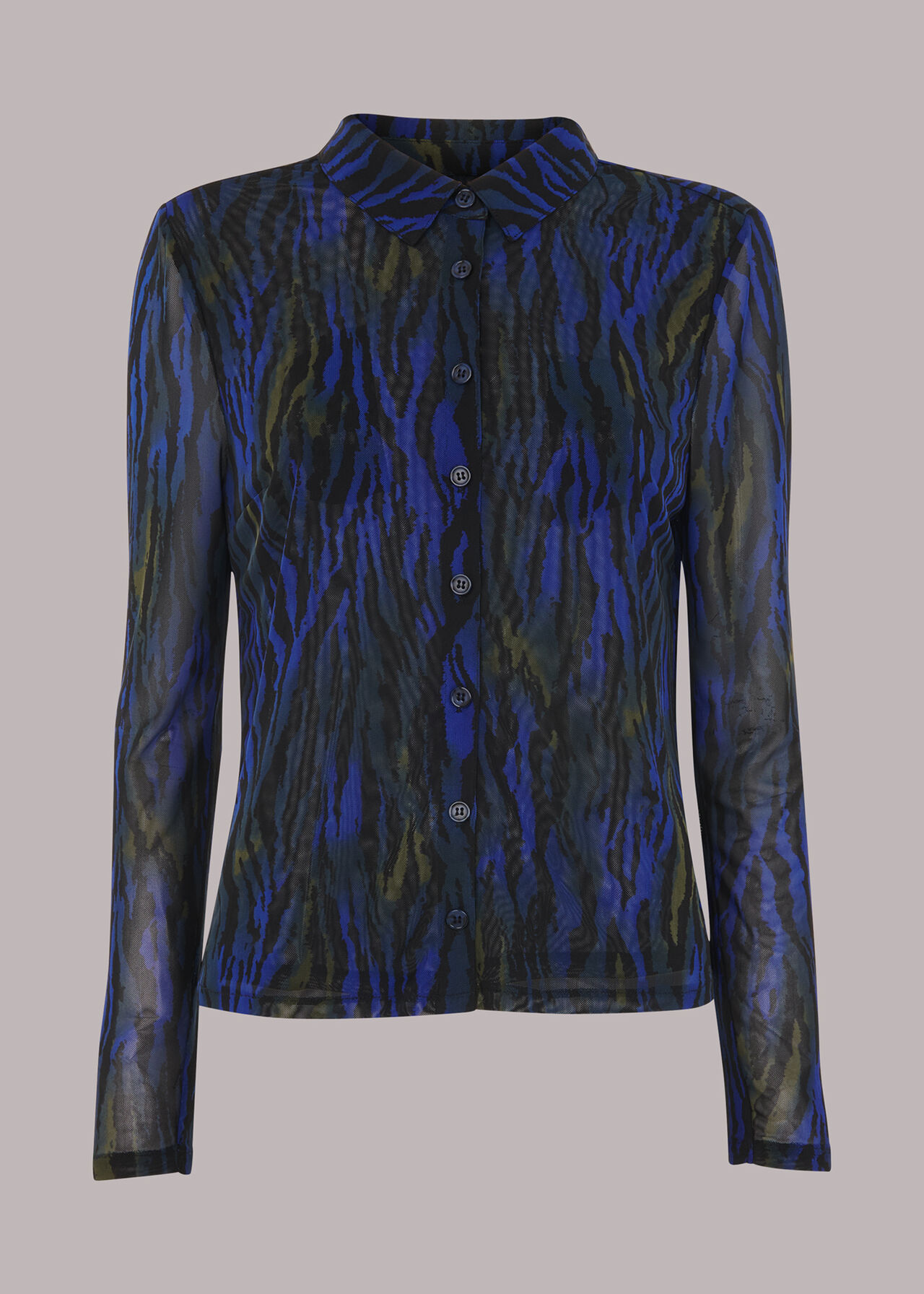 Watercolour Tiger Mesh Shirt