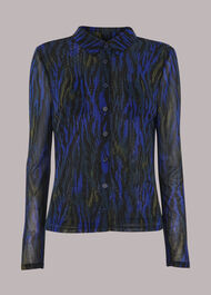 Watercolour Tiger Mesh Shirt