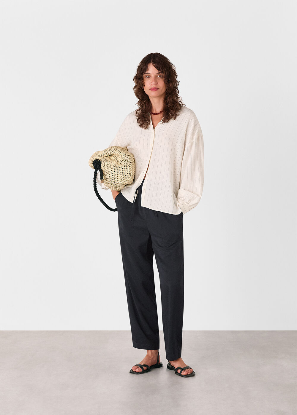 Tie Waist Trouser